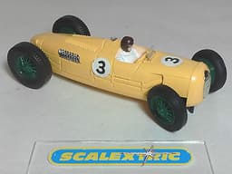 SCALEXTRIC Tri-ang Vintage 1960\'s YELLOW AUTO-UNION 1936 C71 #3 (EXCELLENT)