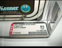 Star Wars 12 Back Darth Vader AFA 85 Unpunched