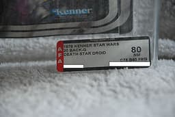 Star Wars 20 Back-G Death Star Droid AFA 80 NM