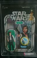 Star Wars Kenner Han Solo 20 back g AFA 85 Straight 85\'s!!!