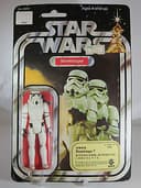 Takara Kenner Star Wars 12 back "A" STORMTROOPER MOC clear bubble rare vintage
