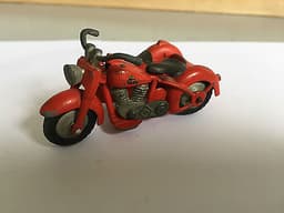 Tekno # 762 Harley-Davidson or Indian Motorcycle with sidecar - good condition