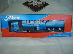 TEKNO SCANIA R TOPLINE FLORIUS HANS DE LAAT DUTCH 1:50 DIECAST LORRY