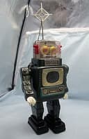 TELEVISION SPACEMAN ROBOT 1961 VINTAGE JAPANESE ALPS TINPLATE SPACE TOY 1960s