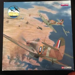 The Aviation Archive Merlin over Malta corgi models Die Cast Spitfire Hurricane