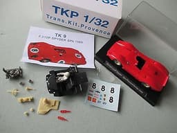 TKP 1/32nd Ferrari 312P Spyder Resin Slot Car Kit with Fly Slot Car Parts - TK9