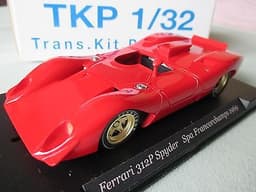 TKP 1/32nd Ferrari 312P Spyder Resin Slot Car Kit with Fly Slot Car Parts - TK9
