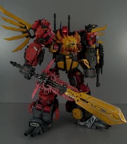 TRANSFORMERS CUSTOM MP REALISTIC G1 PREDAKING COMBINER MASTERPIECE