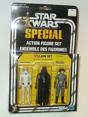 ULTRA RARE STAR WARS SPECIAL VILLAIN ACTION FIGURE SET 38650 KENNER CANADA