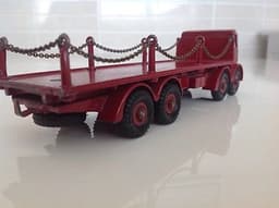 Very Rare Dinky Toy 505 Foden With Chains Maroon Original Boxed