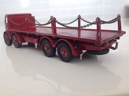 Very Rare Dinky Toy 505 Foden With Chains Maroon Original Boxed