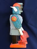 VINTAGE 1960s JAPAN MARX LINEMAR MR. MERCURY BATTERY OPERATED TIN TOY ROBOT