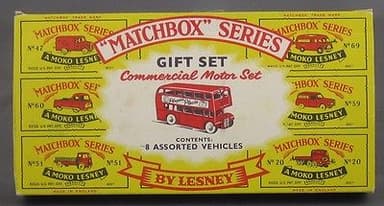 Vintage 60\'s Matchbox G-1 Commercial Vehicles Gift Set BEAUTIFUL MINT & BOXED