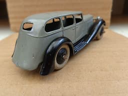 VINTAGE DINKY TOYS PRE WAR ?? ARMSTRONG SIDDERLEY CAR SMOOTH HUBS WHITE TYRES