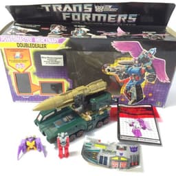 Vintage G1 Takara Hasbro Transformers Robot - Doubledealer Knok Skar Boxed