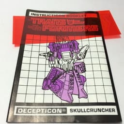 Vintage G1 Takara Hasbro Transformers Robot Headmaster Grax Skullcruncher Boxed