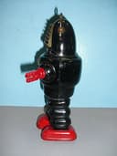 Vintage Japanese " Tinplate  Robbie The Robot ,  Very Good For Age
