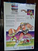 VINTAGE MOTU TYTUS FIGURE MINT IN BOX STILL SEALED WITH TAPE BAND 1986 MATTEL