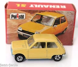 Vintage POLISTIL Renault 5 Diecast Car Model Italy RJ23 1970\'s Club 33 Politoys