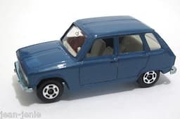 Vintage POLISTIL Renault 6L Blue Diecast Car Model Italy 70\'s Club 33 Politoys