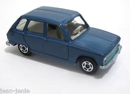 Vintage POLISTIL Renault 6L Blue Diecast Car Model Italy 70\'s Club 33 Politoys