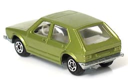 Vintage POLISTIL Volkswagen VW Golf Diecast Green Car Model Italy RJ51 Politoys