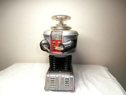 VINTAGE REMCO 1960s LOST IN SPACE BATTERY OPERATED ROBOT "T.V CHARACTER TOY"