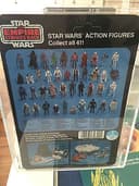 Vintage Star Wars ESB KENNER 1980 AFA 80 LEIA OUTFIT 41 BACK UNPUNCHED MOC