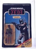 VINTAGE STAR WARS MOC BOBA FETT ROTJ 1983 AFA 80 *UNPUNCHED* *NICE*