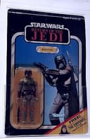 VINTAGE STAR WARS MOC BOBA FETT ROTJ 1983 AFA 80 *UNPUNCHED* *NICE*