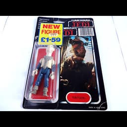 Vintage Star Wars Tri Logo Yak Face. Mint on Card Factory Sealed MOC