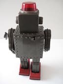 VINTAGE TINPLATE CLOCKWORK GEAR ROBOT  JAPAN