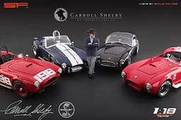 1/18 Carroll Shelby VERY RARE!!! figures for1:18 Autoart Greenlight Exoto