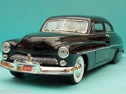 1:18 ERTL 1949 MERCURY COUPE JAMES DEAN EDITION BLACK MODEL CAR LHD AMERICAN !!!