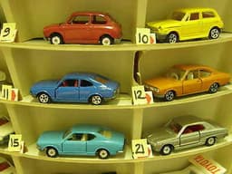 11no. Vintage Tomica Die Cast Toys, First Series (Variations), Mint and Boxed