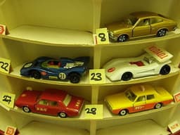 11no. Vintage Tomica Die Cast Toys, First Series (Variations), Mint and Boxed