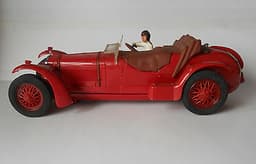 Alfa Romeo 8c 2300 Red #4 Scalextric Slot Car 1/32 Plastic Super Model