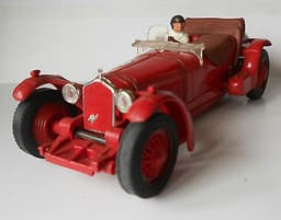 Alfa Romeo 8c 2300 Red #4 Scalextric Slot Car 1/32 Plastic Super Model