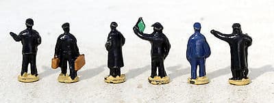 BOXED DIE CAST DINKY TOYS 051 STATION STAFF FIGURES FOR HORNBY DUBLO MECCANO