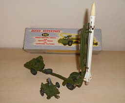 Boxed Dinky Toys DieCast 1-43 Scale # 666 Corporal Missile Vehicle & Launcher