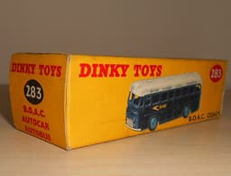Boxed Dinky Toys DieCast #283 British Overseas Airways Corporation Coach 1956