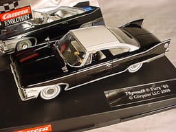 Carrera Plymouth Fury 1960 Black 27255 MB 1/32 slot car
