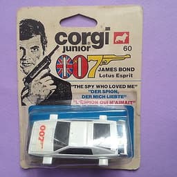 Corgi Juniors 60 Diecast Lotus Esprit 007 James Bond (On Card)