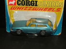 CORGI JUNIORS WHIZZWHEELS MINT MODEL DIECAST ORIGINAL CARD OGLE RELIANT SCIMITAR