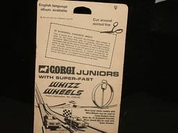 CORGI JUNIORS WHIZZWHEELS NEW DIECAST TOYS ORIGINAL CARD No.47 SCAMMELL CONCRETE