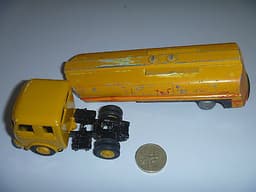 DIECAST PETROL SHELL TANKER TRAILER MARKLIN MERCEDES CAB TEKNO ? BRAZIL ? JUE