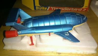 Dinky diecast toys thunderbirds 2 complete 106 boxed model vg con