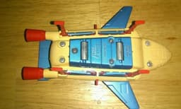 Dinky diecast toys thunderbirds 2 complete 106 boxed model vg con