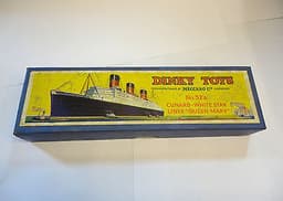Dinky Toys 52A Cunard White Star R.M.S Liner \'Queen Mary\' Diecast Original Boxed