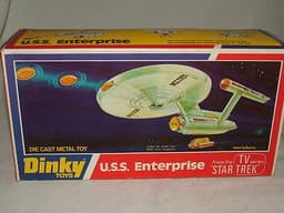 DINKY TOYS DIECAST NEW BOXED STAR TREK USS 1701 ENTERPRISE SPACE SHIP No.358
